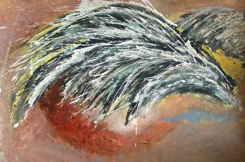 Red band A van Baruj Salinas, Schilderij te koop op Singulart