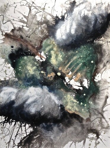 Hoja al viento XIV van Baruj Salinas, Schilderij te koop op Singulart