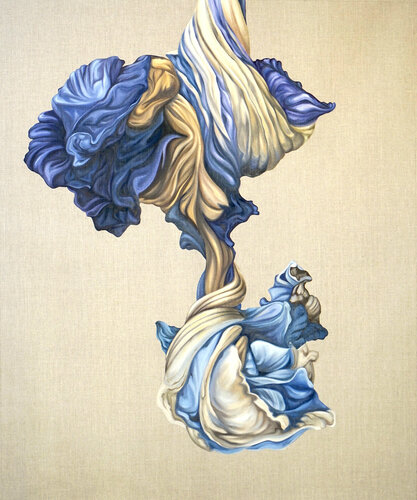 Dripping Blues van Caroline Pera, Schilderij te koop op Singulart