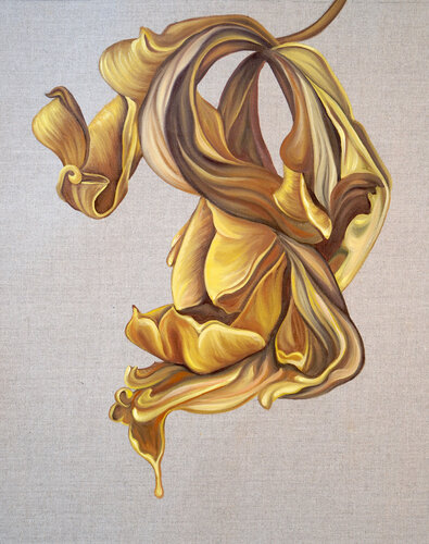 Gold Drip di Caroline Pera, Pittura in vendita su Singulart