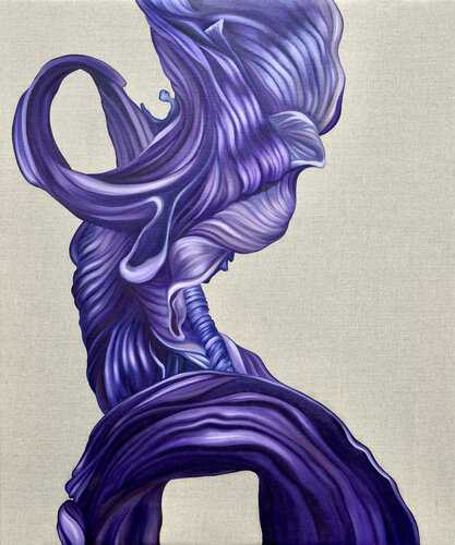 Velvet Tempest par Caroline Pera, Peinture en vente sur Singulart