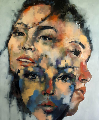 merging 12-18-19 by Thomas Donaldson (2019) : Painting Oil