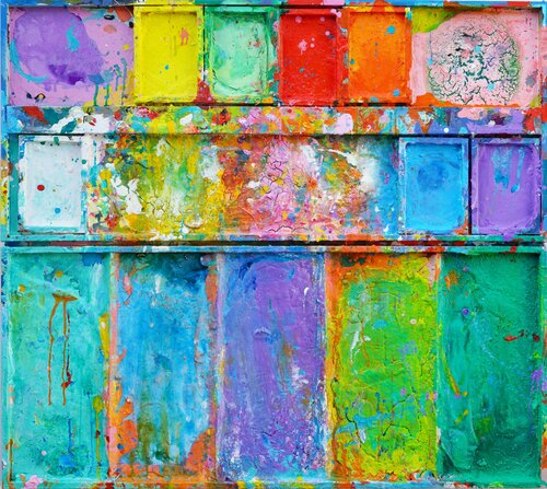 Der Letzte Schnee - Kunst und Malerei di Mark Hellbusch, Pittura in vendita su Singulart