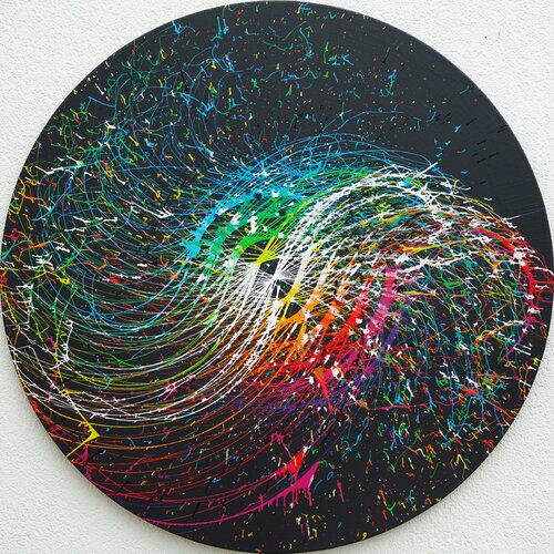 Splash 59 - Art and Design, modernes Bild par Mark Hellbusch, Peinture en vente sur Singulart