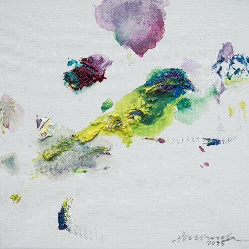Seltener Vogel VIII by Mark Hellbusch, Painting for Sale on Singulart