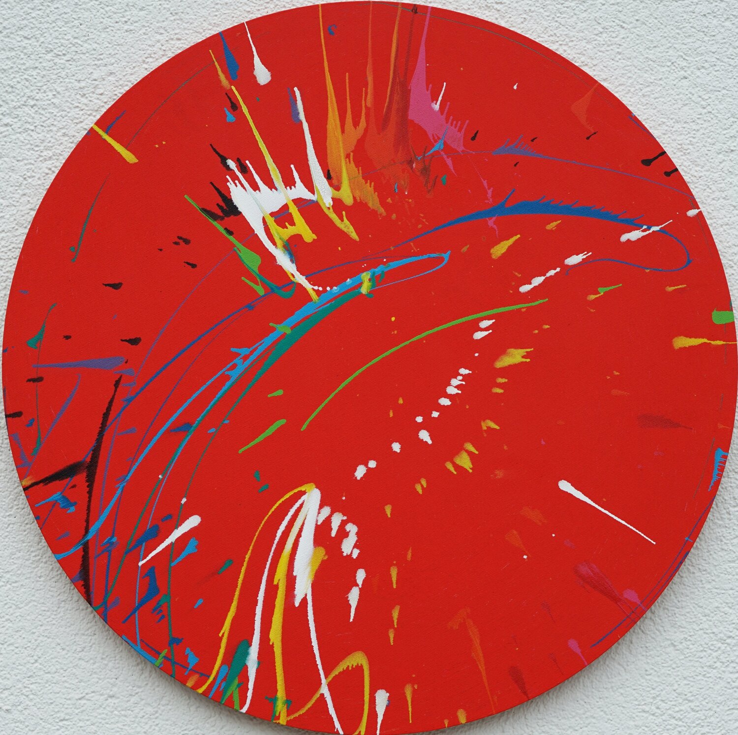 Splash 77 - Moderne Kunst in Rot mit dynamischen Farbverläufen Mark Hellbusch