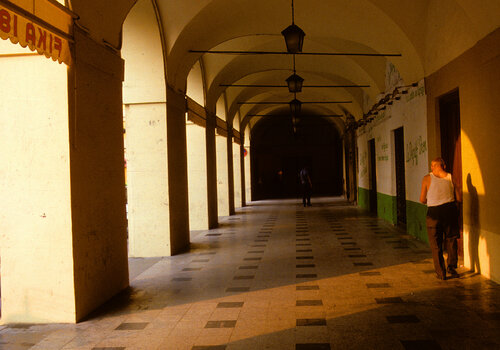 Place Garibaldi, Nice. van Jean-Robert Franco, Fotografie te koop op Singulart