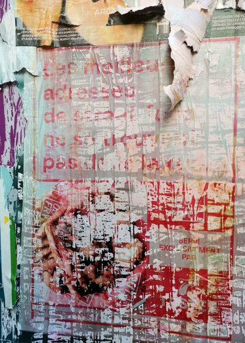 Papier, abstraction 2 van Jean-Robert Franco, Fotografie te koop op Singulart