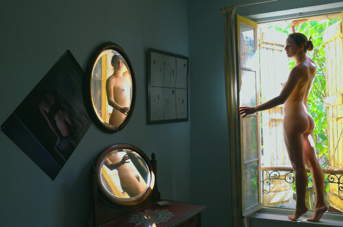 Apparition chambre bleue, grand format Jean-Robert Franco