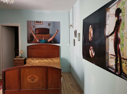 Apparition chambre bleue 2 de Jean-Robert Franco, Fotografía a la venta en Singulart