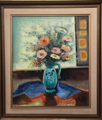 Flower vase von Albert Goldman, Malerei kaufen auf Singulart