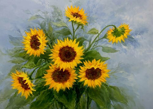 Sunflower Smiles Sang H. Han