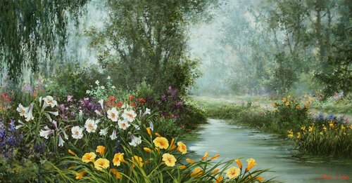 The Hidden Vale van Sang H. Han, Schilderij te koop op Singulart