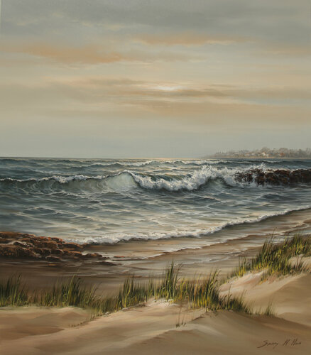 The Last View of Vacation van Sang H. Han, Schilderij te koop op Singulart