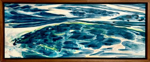 White Atlantic Surf de Ray Kass, Pintura a la venta en Singulart