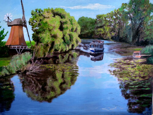 Doveelbe di Volker Burk, Pittura in vendita su Singulart