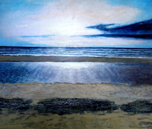 Nordseestrand par Volker Burk, Peinture en vente sur Singulart