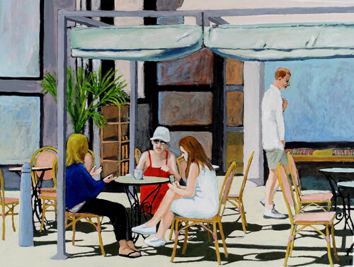 Strassencafes in Hamburg Ottensen 3 Volker Burk