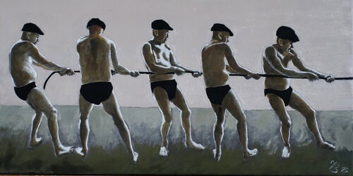 Seilschaft van Volker Burk, Schilderij te koop op Singulart