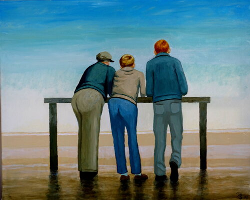 Erwartung di Volker Burk, Pittura in vendita su Singulart