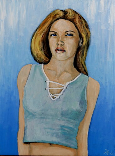 Christine di Volker Burk, Pittura in vendita su Singulart