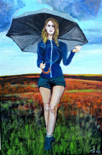 Auf dem Weg di Volker Burk, Pittura in vendita su Singulart
