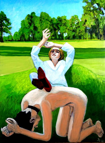 Domina 2 by Volker Burk, Painting for Sale on Singulart