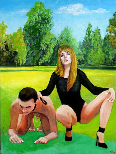 Domina 4 di Volker Burk, Pittura in vendita su Singulart