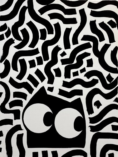 Listen to the signs van BBqueen, Schilderij te koop op Singulart