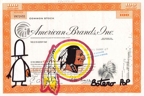 Washington Redskins by Botero Pop, Painting for Sale on Singulart