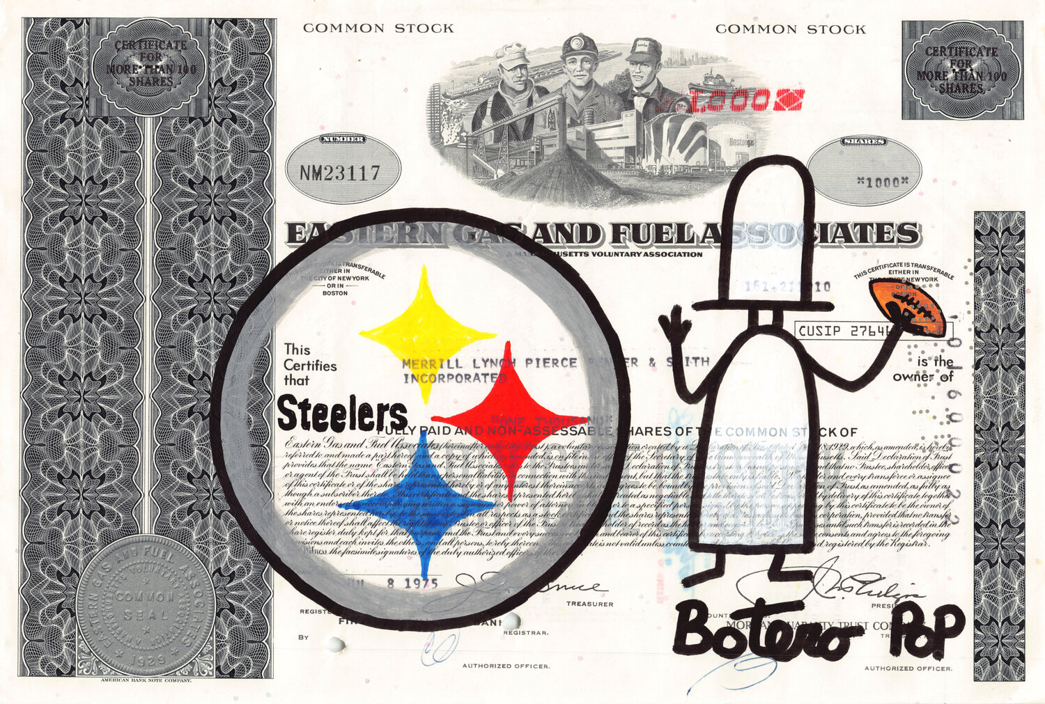Pittsburgh Steelers Botero Pop