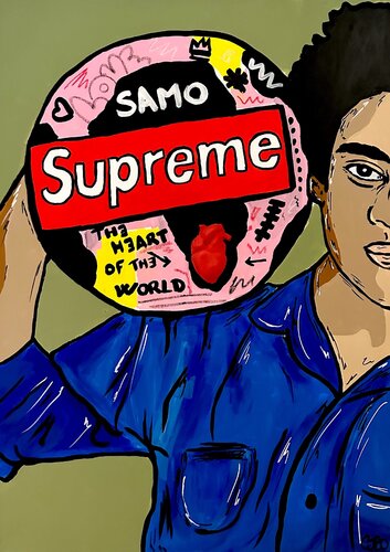 Supreme the Heart of the World di cObo, Pittura in vendita su Singulart