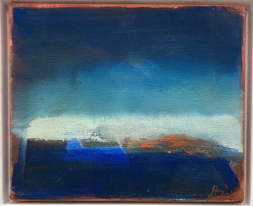 Freude am Blau van Andrea Dürr, Schilderij te koop op Singulart