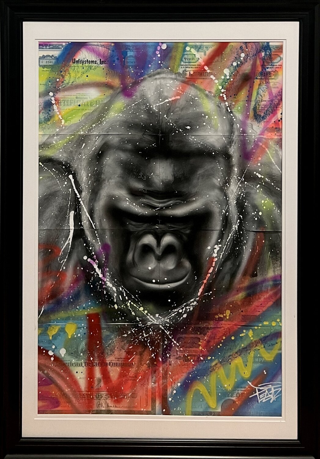 Gorilla Pegaz Original painting for sale