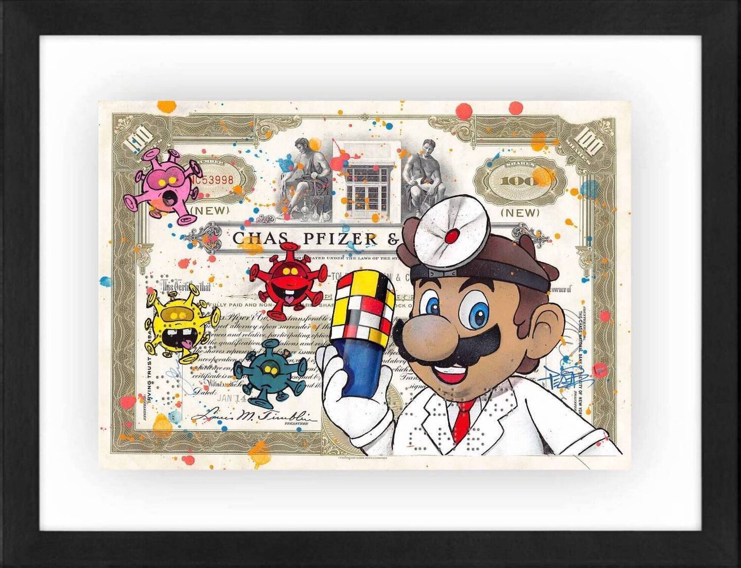 Pfizer Pills Pegaz Original painting for sale