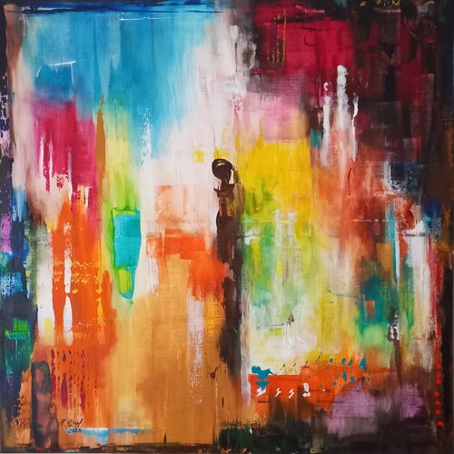 CROWD by Helena Graf, Painting for Sale on Singulart