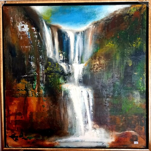 Wasserfall von Helena Graf, Malerei kaufen auf Singulart