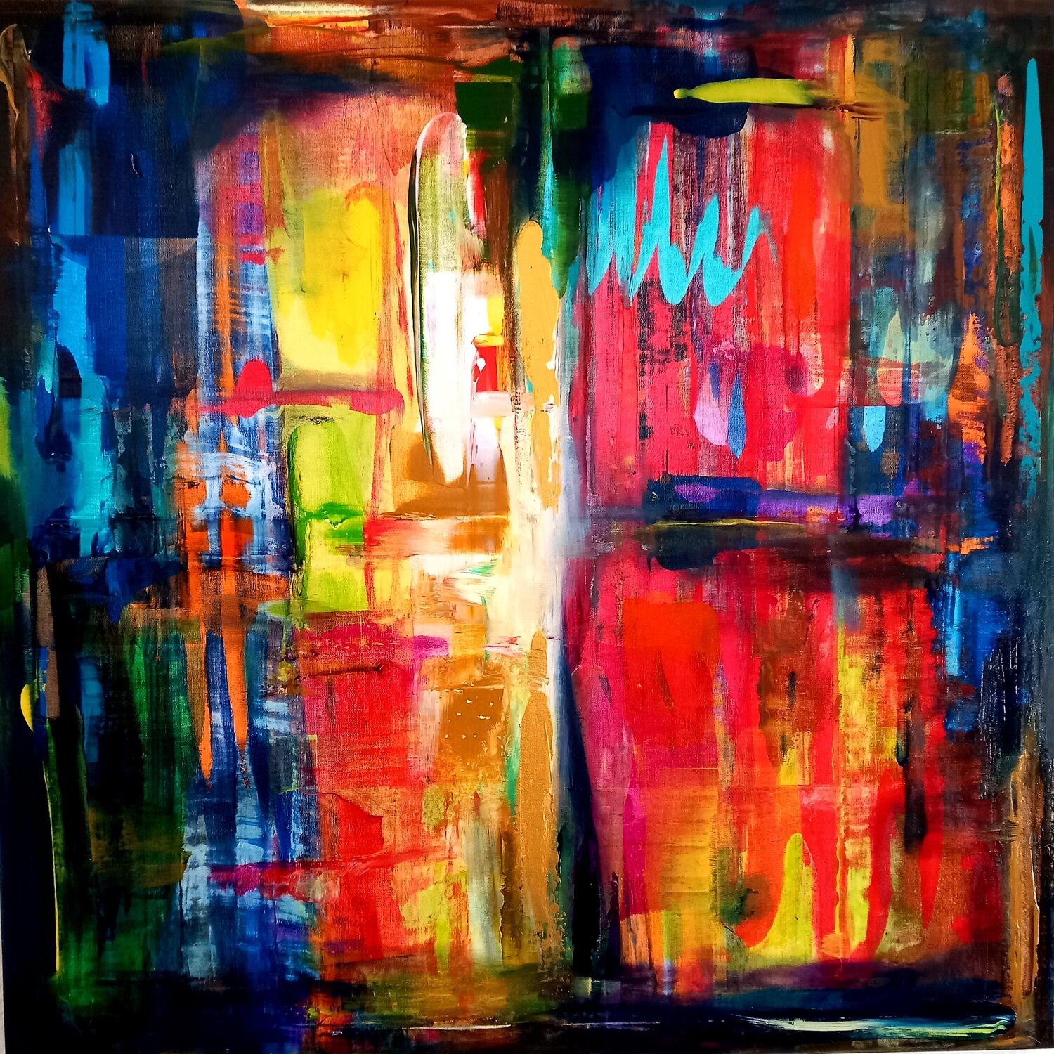 Echo der Farben Helena Graf Origineel schilderij te koop