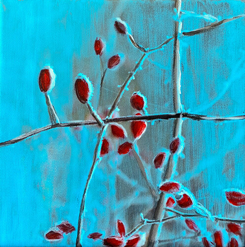 Blue November 12 di Antje Wanderer-Oberhaus, Pittura in vendita su Singulart