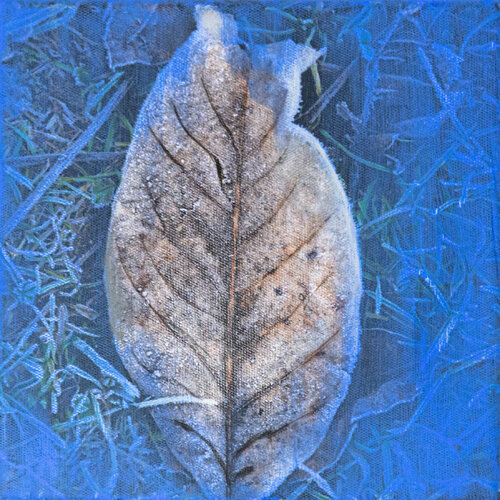 Blue November 13 von Antje Wanderer-Oberhaus, Malerei kaufen auf Singulart