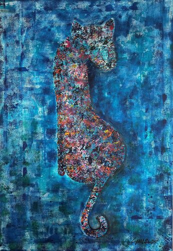 Night in the jungle von SMKA.art, Malerei kaufen auf Singulart