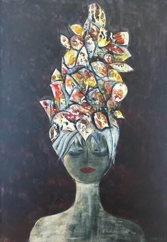 Mystic Woman von SMKA.art, Malerei kaufen auf Singulart