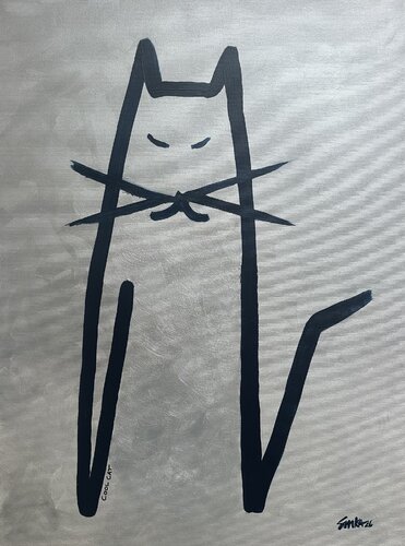 Cool Cat von SMKA.art, Malerei kaufen auf Singulart
