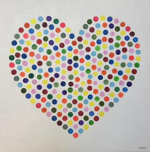 Spot Love von SMKA.art, Malerei kaufen auf Singulart