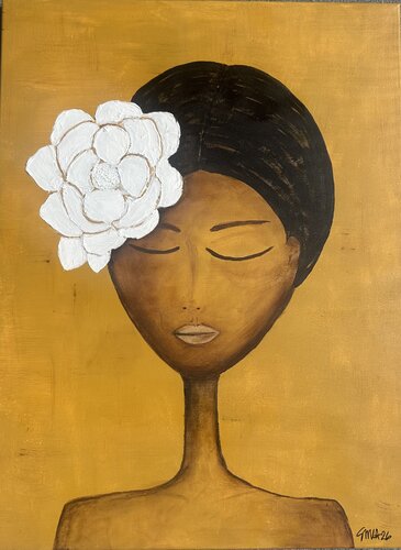 The Golden Muse de SMKA.art, Pintura a la venta en Singulart
