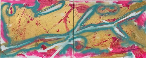 The Power of Evolution I - Die Macht der Evolution di Meinrad Hoyer, Pittura in vendita su Singulart