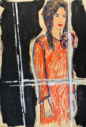 Rosa par Meinrad Hoyer, Peinture en vente sur Singulart