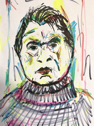Francis Bacon van Meinrad Hoyer, Werk op papier te koop op Singulart