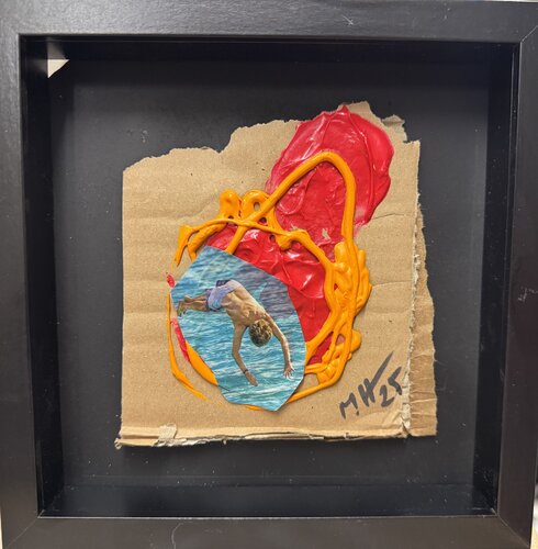 The leap into the unknown - Der Sprung ins Ungewisse di Meinrad Hoyer, Altri media in vendita su Singulart