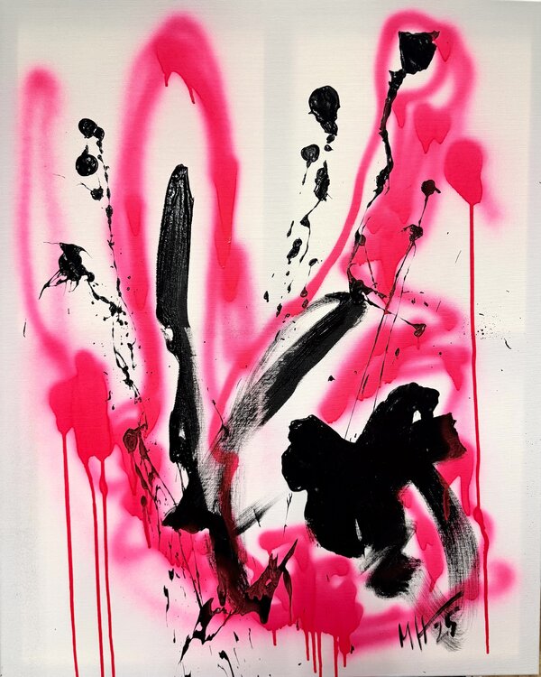Schwarze Sonate in Neon - Black Sonata in Neon Meinrad Hoyer